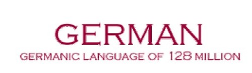 Product picture German,Germanic language for 128 million
